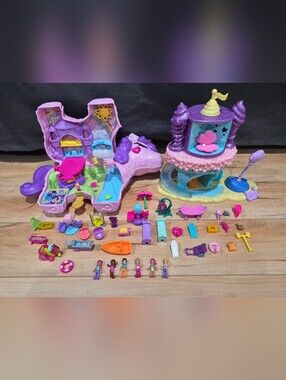 Polly Pocket, 2 playsets and extra accessories